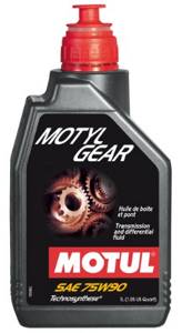 MOTUL MOTYLGEAR 75w90 GL-4/5 1л. полусинтетика TECHNOSYNT (масло  трансмиссионное)